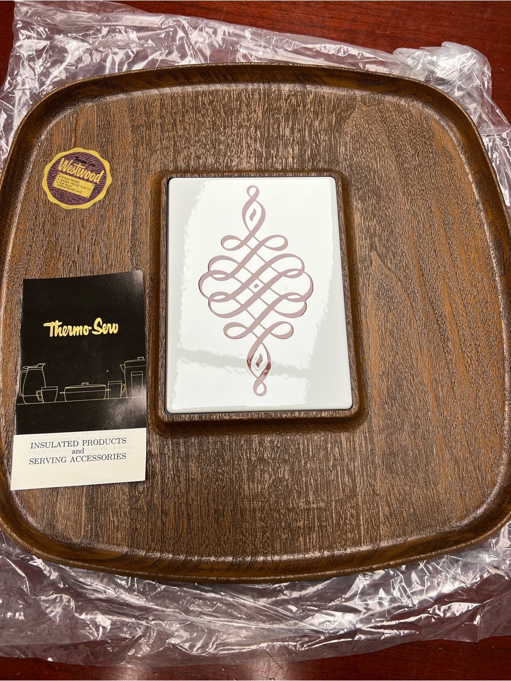 Vintage Thermo-Serv Westwood Cheeseboard NIB
